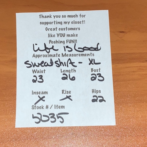 F408 Unisex Life is Good Peace Sweatshirt - Picture 11 of 15